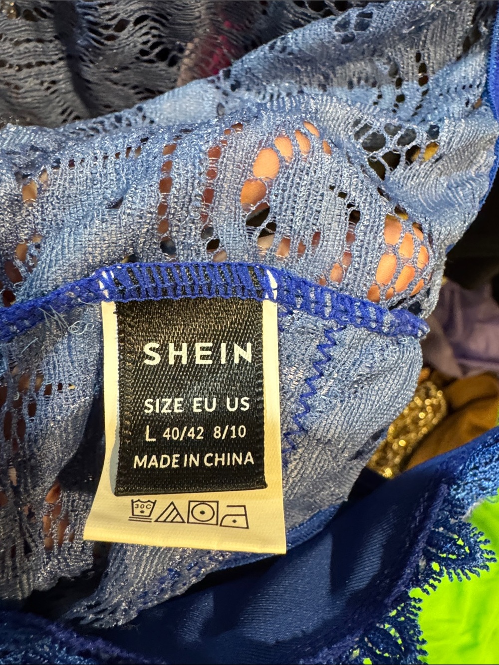 Blue Lace Bralette - Women Intimates & Sleepwear - Picture 2 of 5